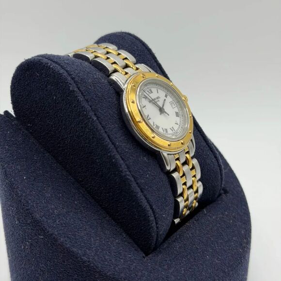 Raymond Weil Geneve 5360 Ladies Quartz Watch Roman Numeral White Dial 28mm